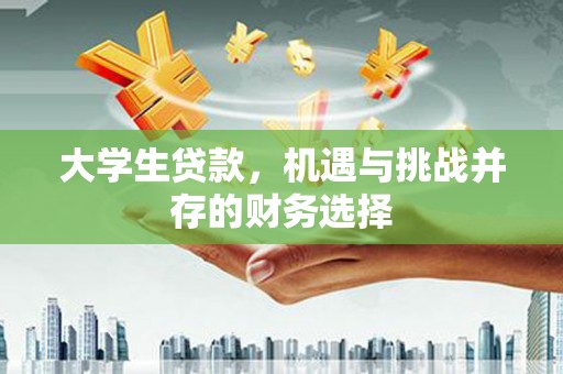 宜良大学生贷款，机遇与挑战并存的财务选择