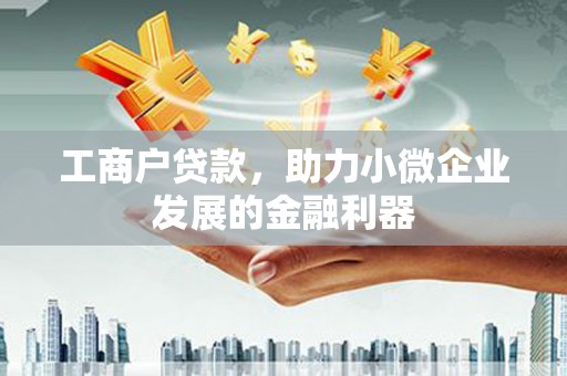 宜良工商户贷款，助力小微企业发展的金融利器