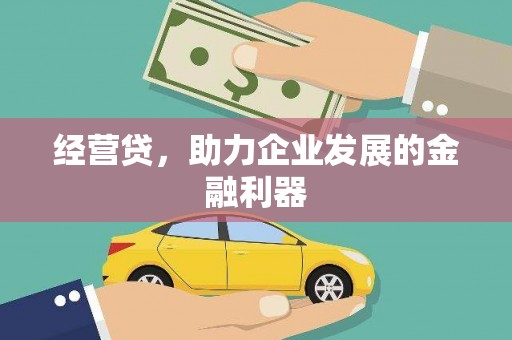 宜良经营贷，助力企业发展的金融利器