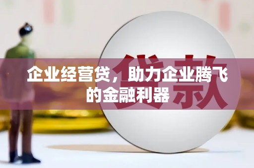 宜良企业经营贷，助力企业腾飞的金融利器