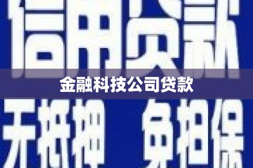 宜良金融科技公司贷款