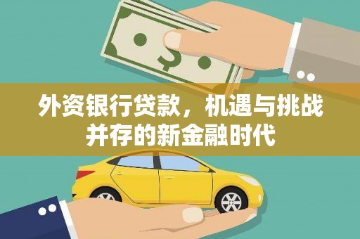 宜良外资银行贷款，机遇与挑战并存的新金融时代