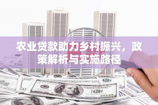 宜良农业贷款助力乡村振兴，政策解析与实施路径