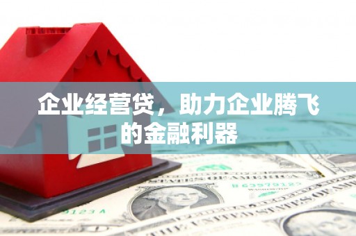 宜良企业经营贷，助力企业腾飞的金融利器