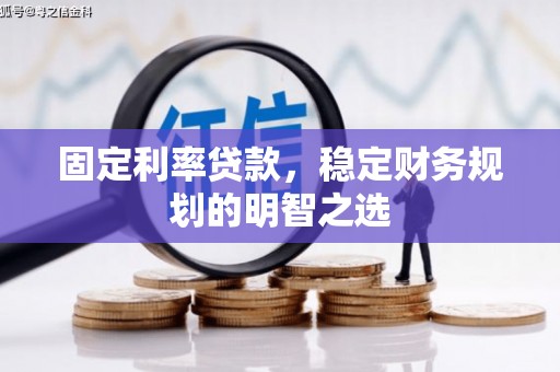 宜良固定利率贷款，稳定财务规划的明智之选