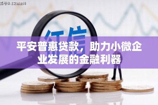 宜良平安普惠贷款，助力小微企业发展的金融利器