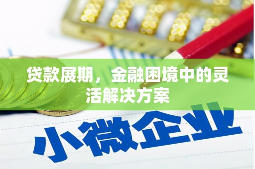 宜良贷款展期，金融困境中的灵活解决方案