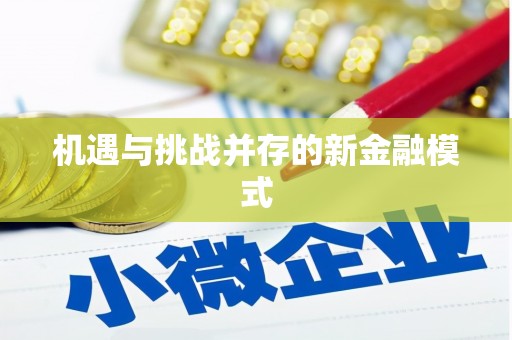 宜良机遇与挑战并存的新金融模式