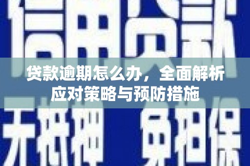 宜良贷款逾期怎么办，全面解析应对策略与预防措施