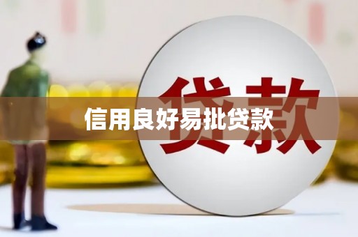 宜良信用良好易批贷款